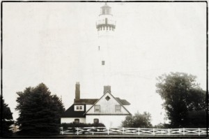 Nautical Home Decor - Wind Point Lighthouse Nautical Canvas Print