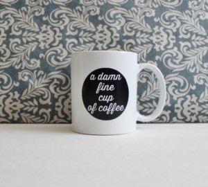 Gift Ideas for Him Under $50 - Twin Peaks Damn Fine Cup of Coffee Coffee Mug