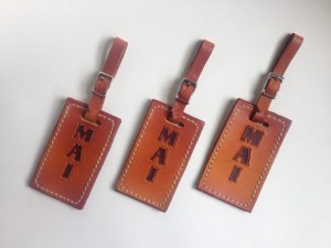 Fathers Day Gift - Handmade Luggage Tag
