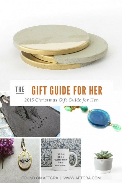2015 Christmas Gift Guide for her - Handmade gift ideas made in the USA American Made Unique Cool Awesome