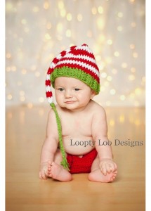 Christmas 2015 Gifts for Kids and Babies - Holiday Stocking Hat and Diaper Cover Set