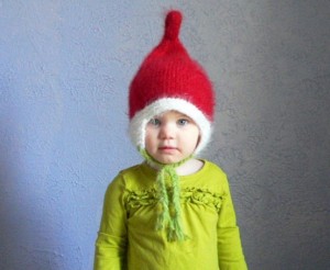 Christmas 2015 Gifts for Kids and Babies - Kids Elf Winter Pixie toddler Hat with Strings 1 to 2 year olds Hipster winter hat kids fashion