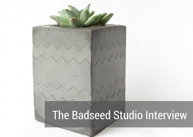 aftcra Featured Artisan Blog Cover - Badseed Studio Handmade Handcrafted industrial modern home decor made in the USA