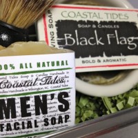 Homemade Gifts for the Holidays 01 Men's Shaving Kit- Black Flag