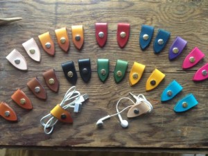 Nine Gift Ideas for Teenage Boys - Handmade and Made in America 01 Custom Handmade Leather Headphone Holder