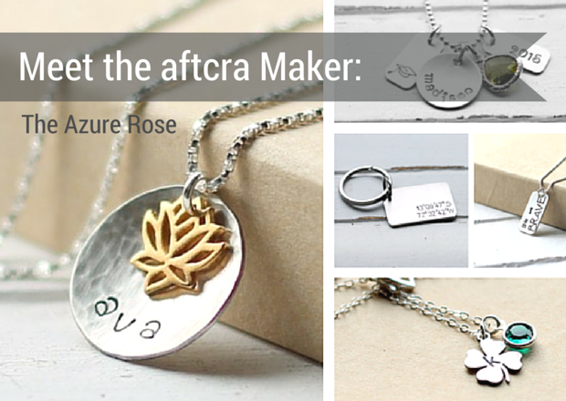 Meet the Maker - Genevieve of The Azure Rose on aftcra - Handmade Jewelry Made in the USA Hand Stamped Personal Custom Necklaces Dog Tags Keychains 20