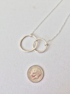 Handmade Mothers Day Gifts - Mother-Daughter Infinity Necklace – Silver and Gold
