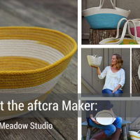Meet the Maker - Little Meadow Studio - Market Totes, Harvest Baskets, Project Baskets, Handmade Gift Ideas Mothers Day Gifts 2016 Made in the USA 20