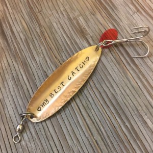 Extraordinary Father's Day Gifts - handmade fishing lure- custom gift for the fisherman