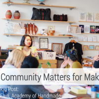 Why community Matters for Makers with Academy of Handmade aftcra