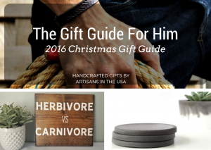 Unique Christmas Gifts For Him - Handmade gift ideas for her - aftcra - gifts - handcrafted gifts - American made gifts - Made in USA gifts for Father Brother Boyfriend Son Friend